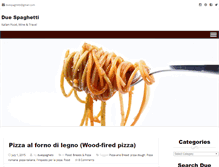 Tablet Screenshot of duespaghetti.com